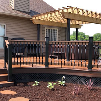 Armadillo Firewood/Black 2x4 Rail System