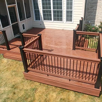 Armadillo Firewood/Black 2x4 Rail System